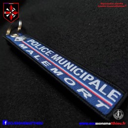 PORTE CLEFS PVC POLICE MUNICIPALE