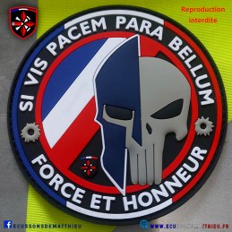Ecusson PVC SI VIS PACEM...