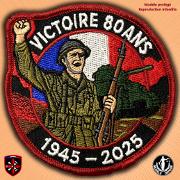 Patch VICTOIRE 80ans 1945 2025