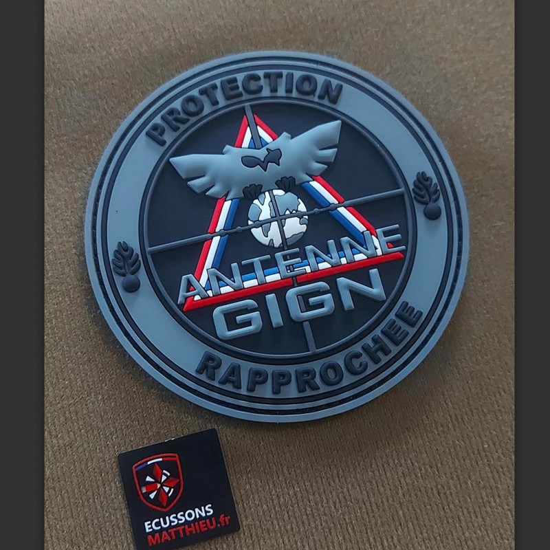 Écusson PVC 3D GIGN – Section Protection Rapprochée