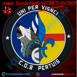 Ecusson Gendarmerie PVC -...