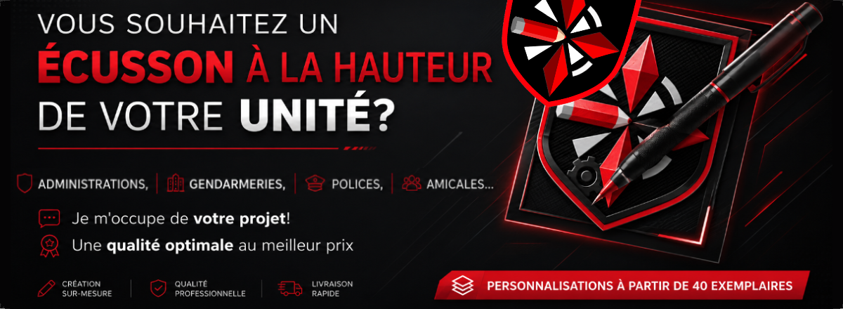 ecusson sur mesure personnalisé ecusson brodé perso police gendarmerie